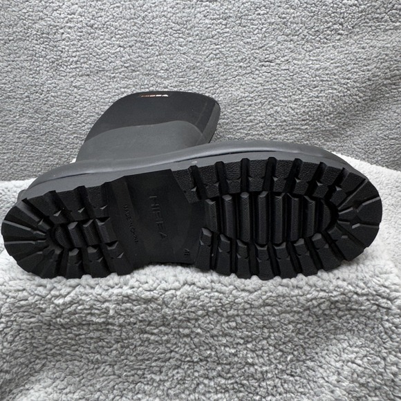 Hisea Boots Mens Size 13 Black Neoprene Waterproof Rubber Rain Work Outdoor - Picture 12 of 15